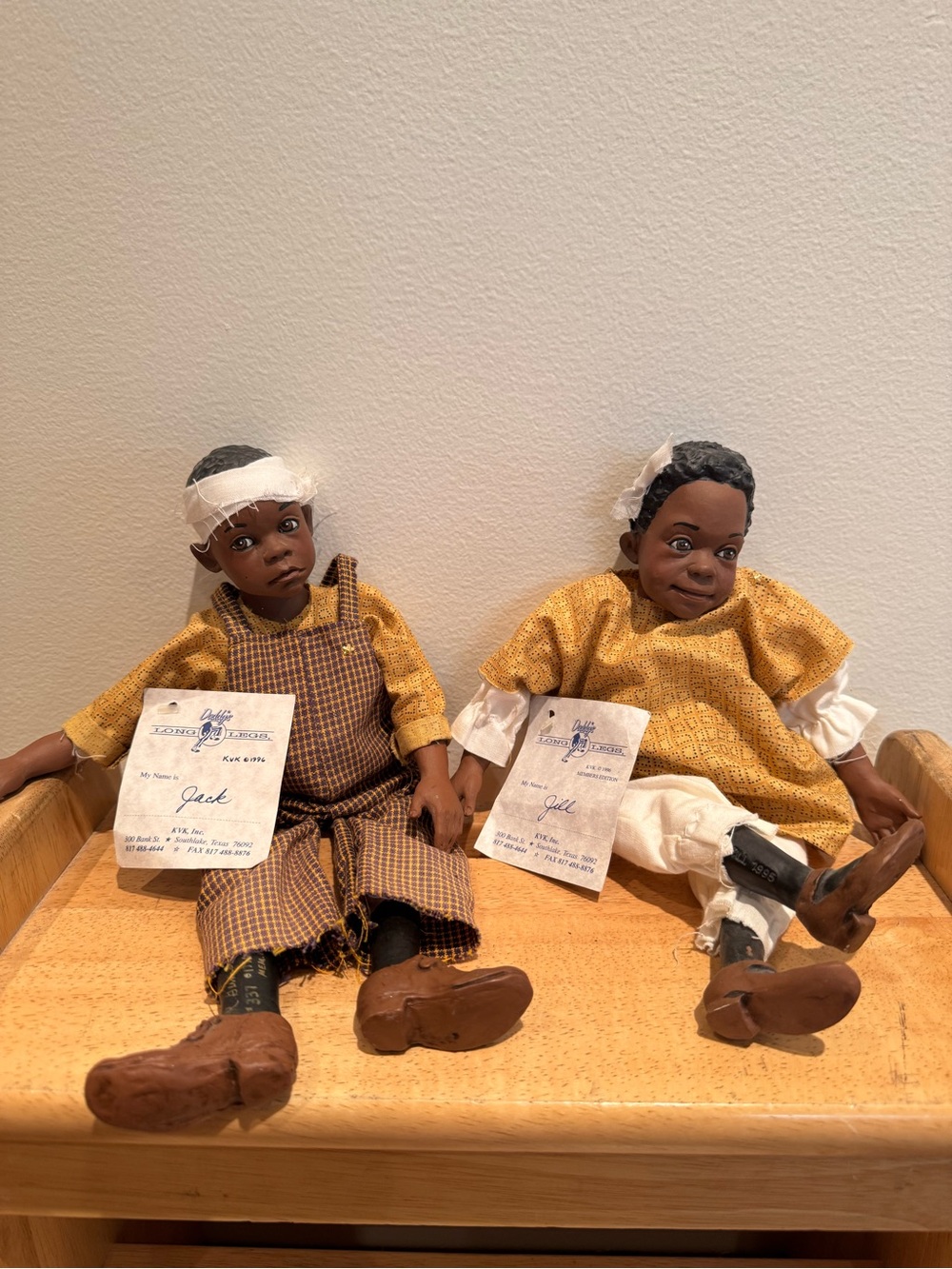 Daddy’s Long Legs Jack and Jill 1996 Dolls